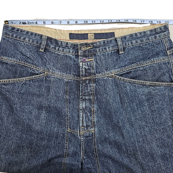 Vintage Marithe Francois Girbaud Shorts Mens Size 40 Jean Shorts Streetwear - Picture 11 of 14